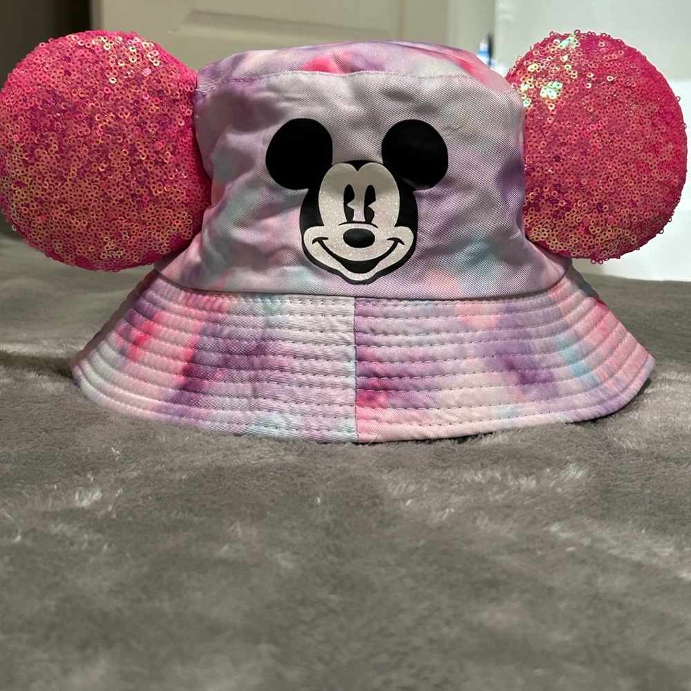 Disney Pink and Purple Mickey Mouse Kids Hat